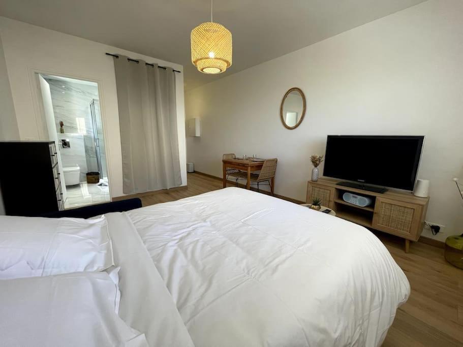 Charmant Studio Climatise Avec Parking, Au Coeur De Pietranera, Plage A 500M, Bastia A 2Km Ville-di-Pietrabugno المظهر الخارجي الصورة